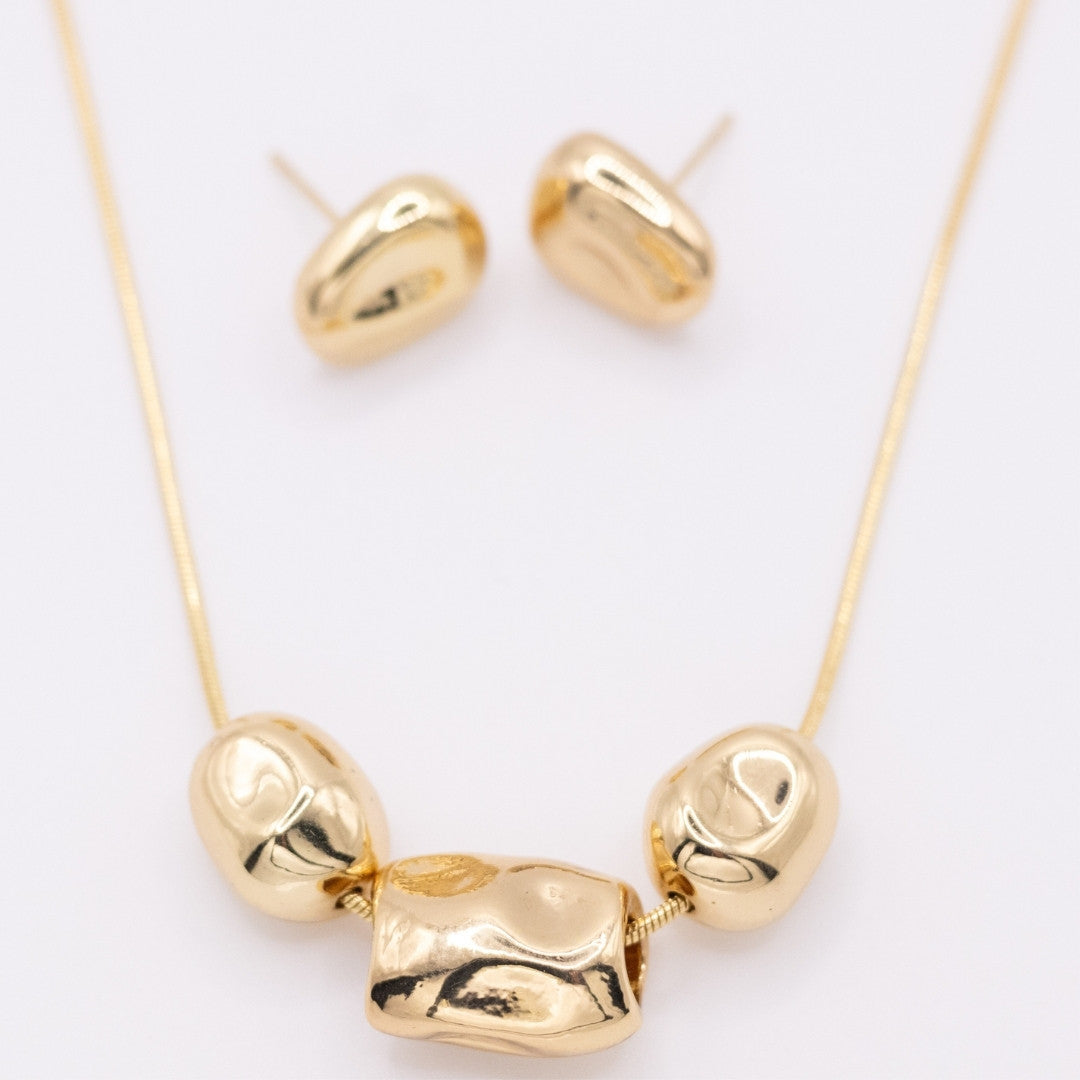 Collar Siena Gold Set con Aretes