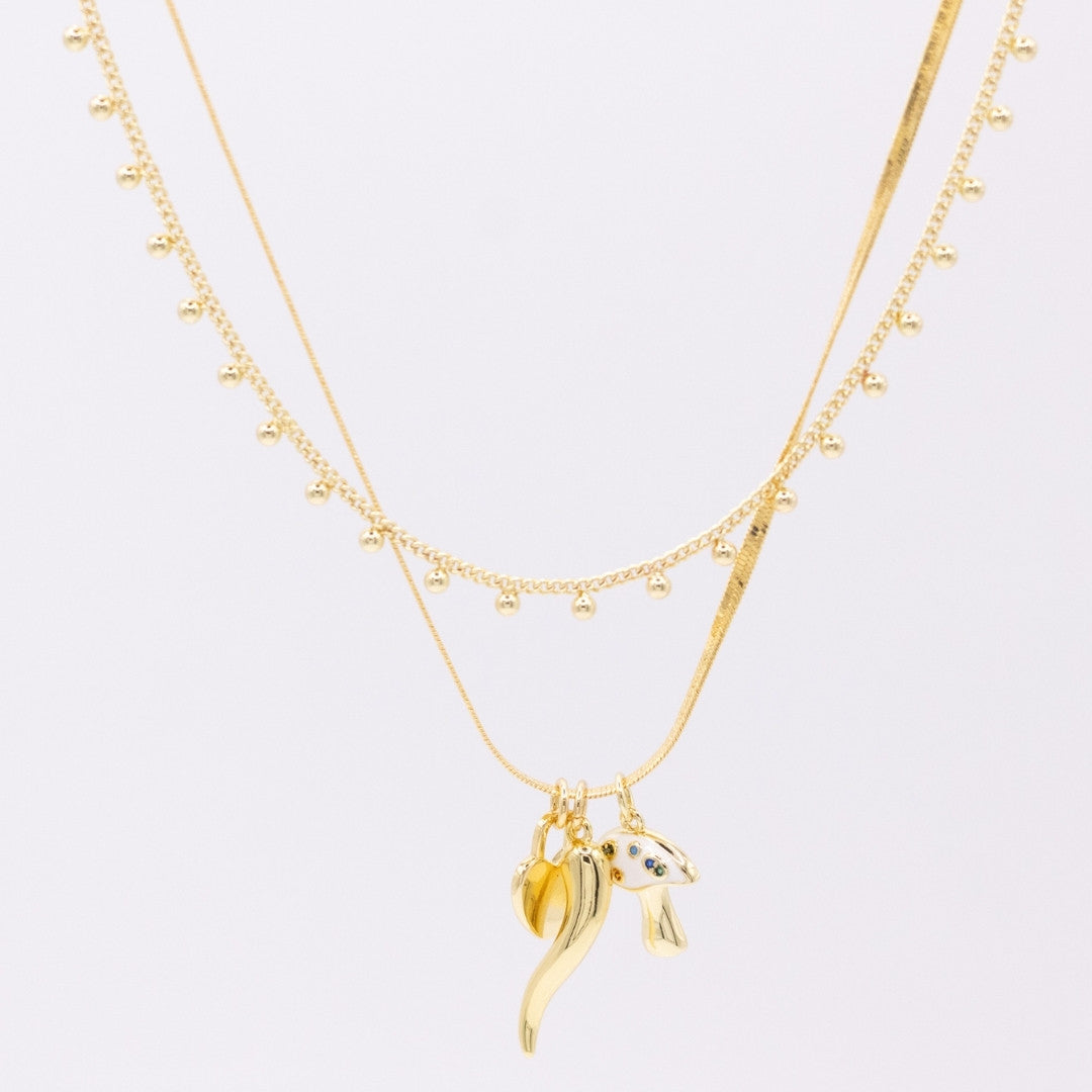 Collar Camelia set de 2