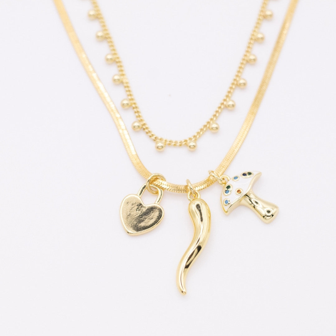 Collar Camelia set de 2