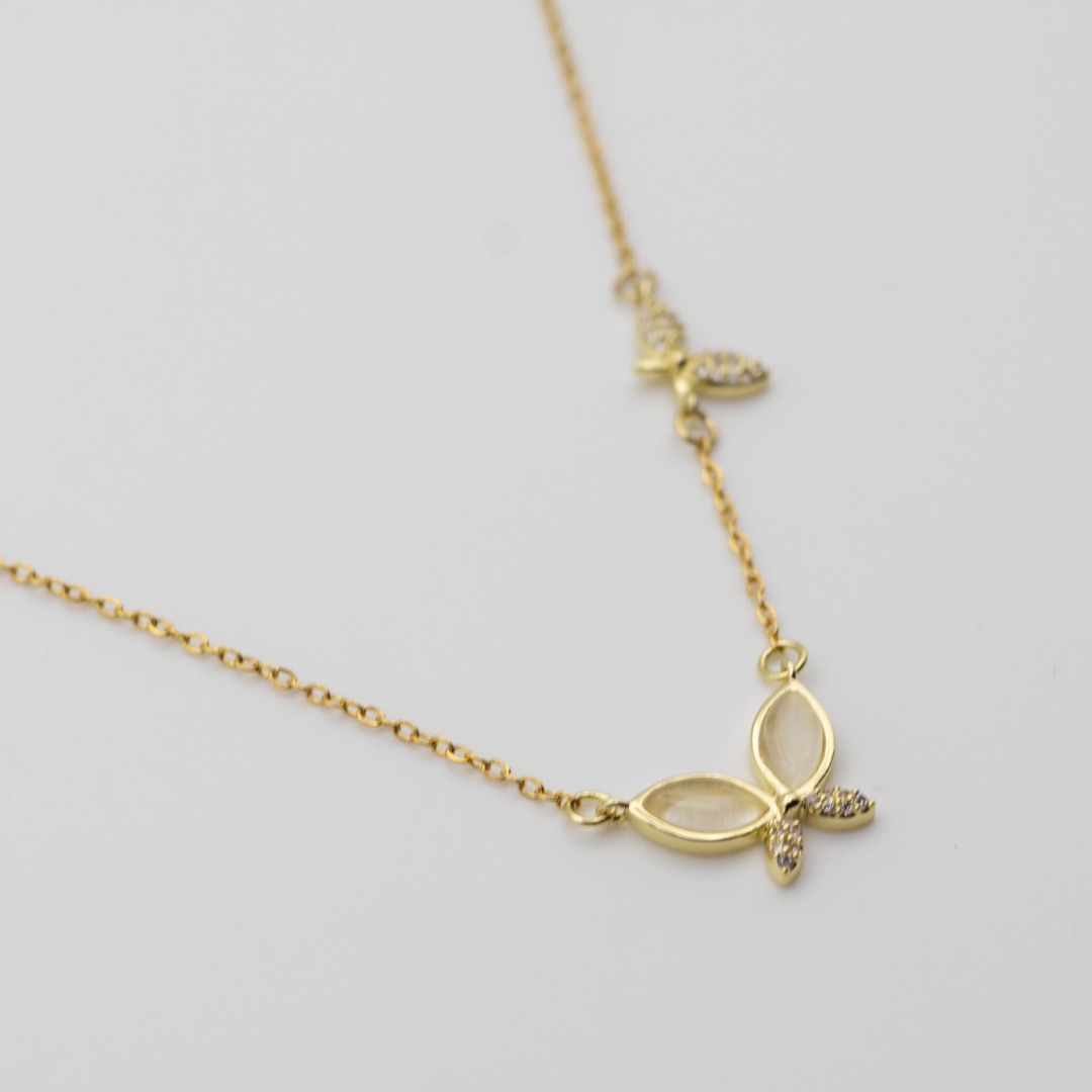 Collar Mariposa Cristal