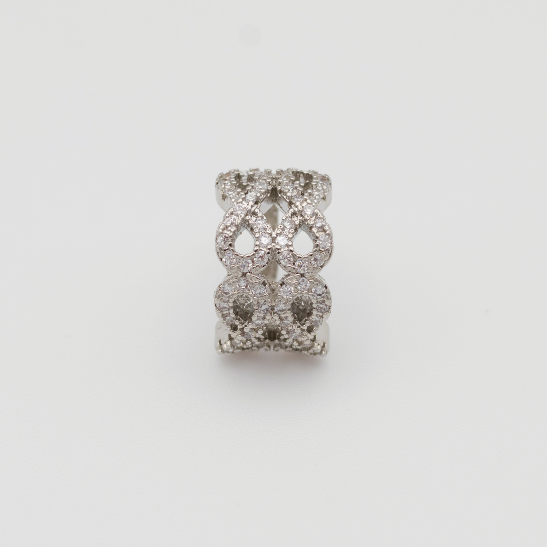 Earcuff Entrelazado Silver