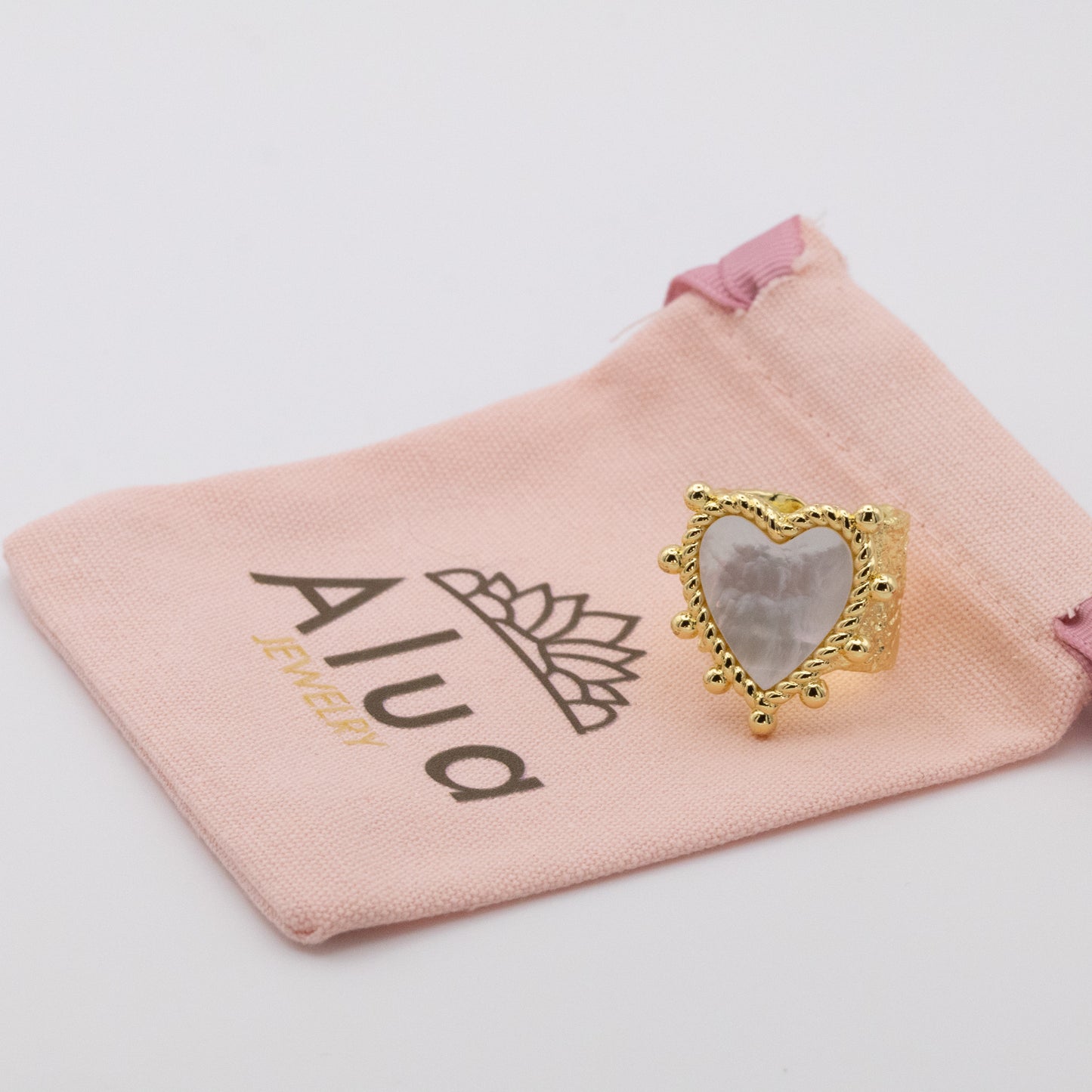 Anillos Nácar Corazón