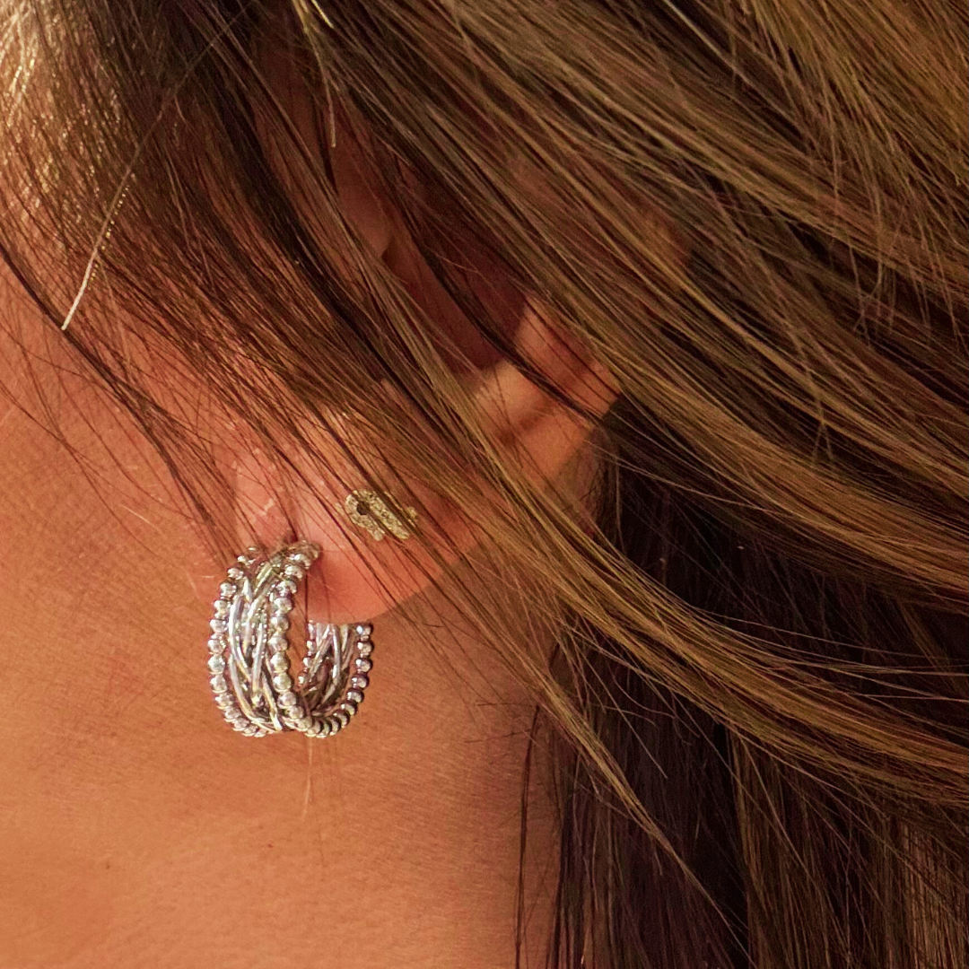 Aretes Nova Silver