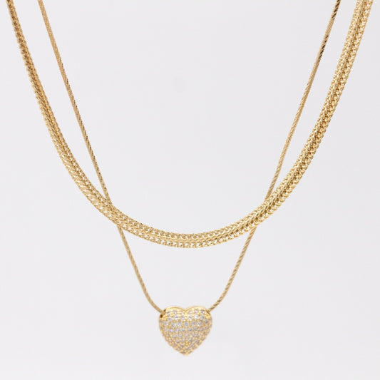 Collar Verso Set con Aretes