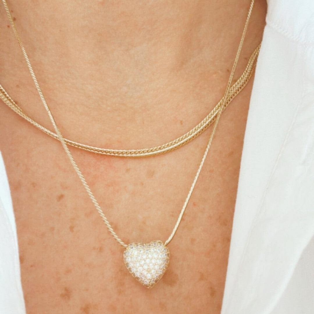 Collar Verso Set con Aretes