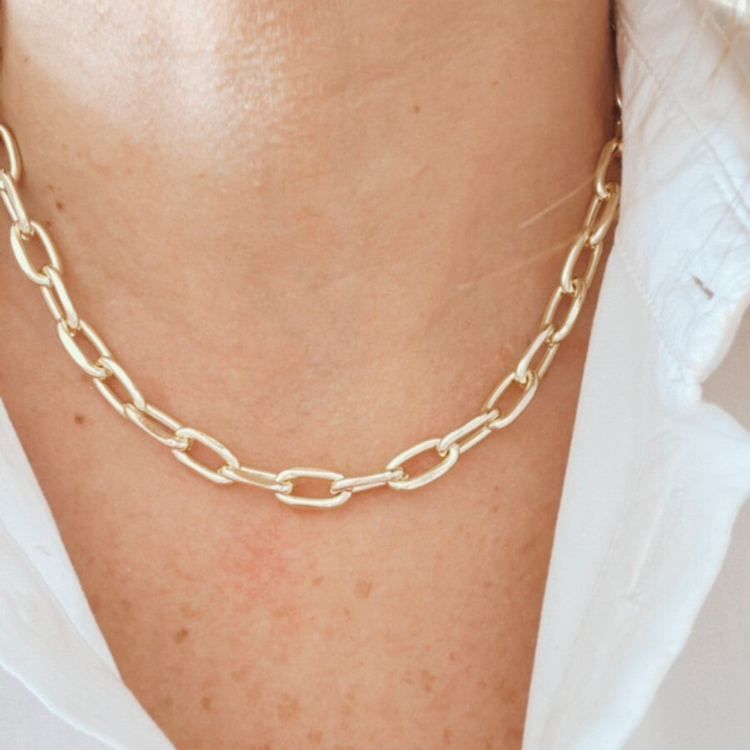 Collar Eslabones Gold