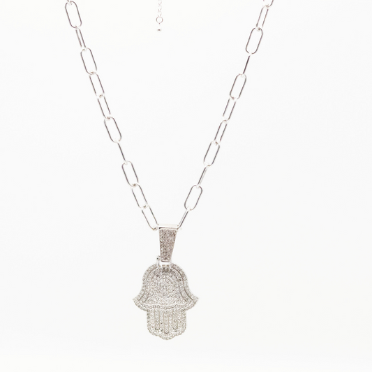 Collar Hamsen Silver
