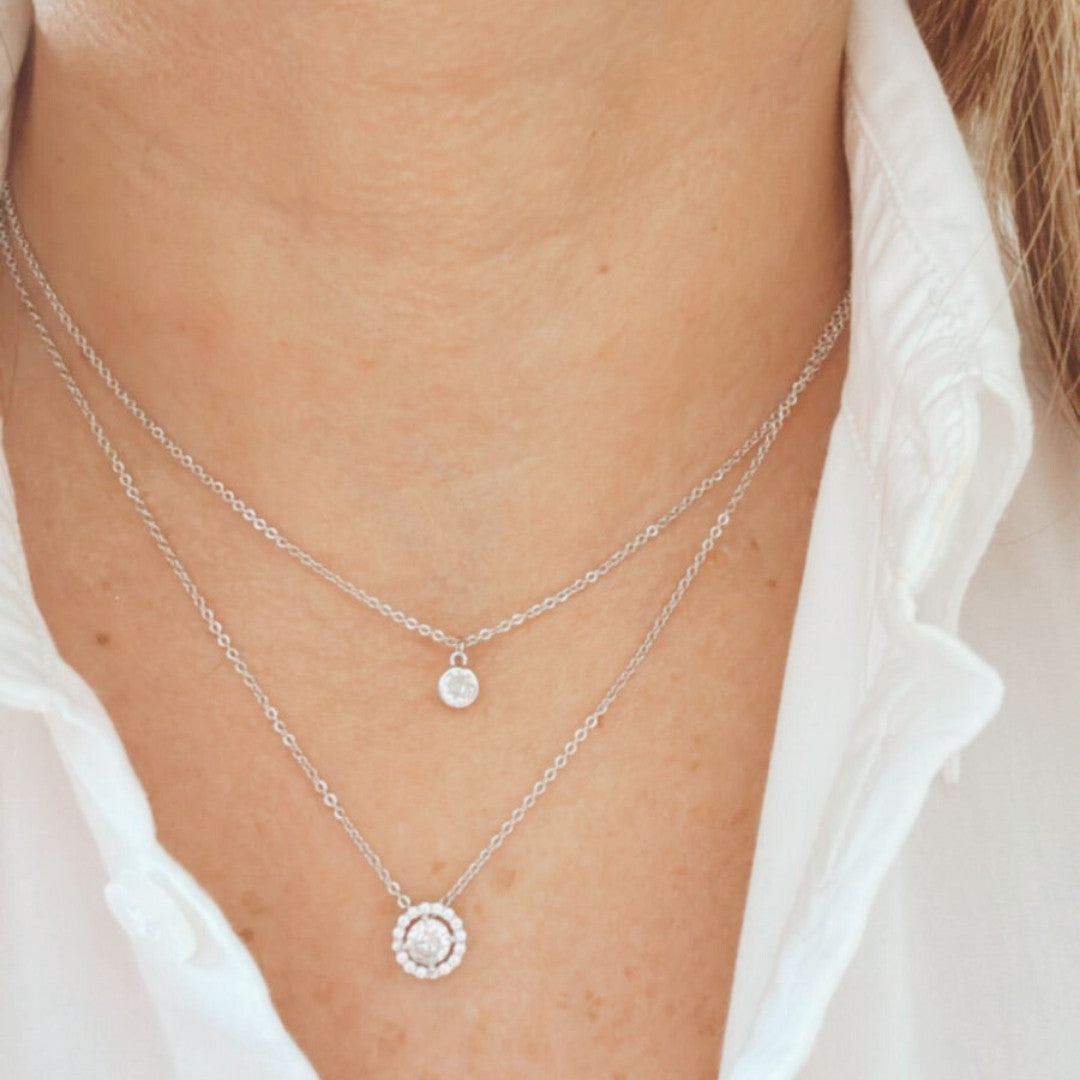 Collar Ambar Silver