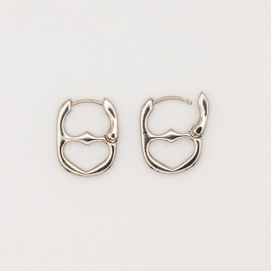 Aretes Buclet Silver