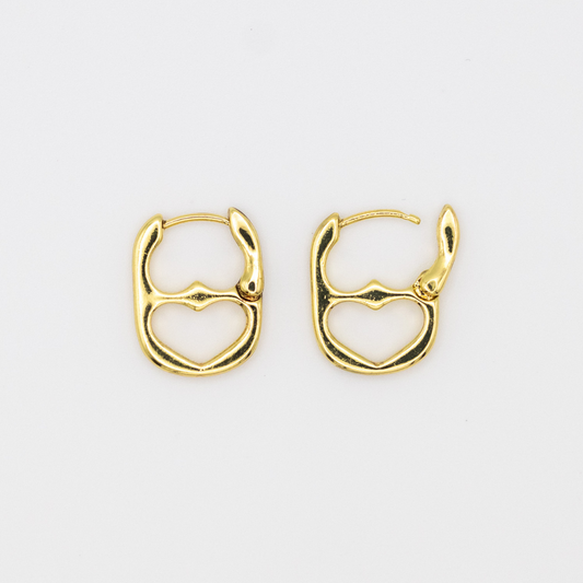 Aretes Buclet Gold