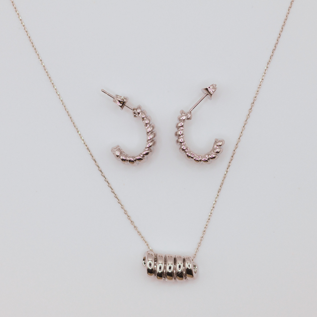 Collar set Conchita Silver