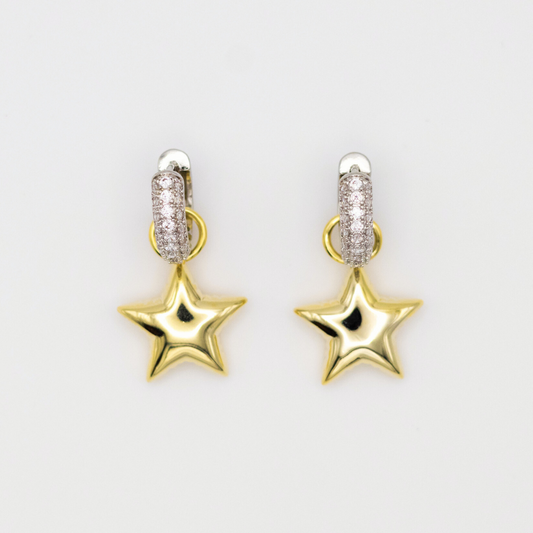 Aretes Gold&Silver Estrella