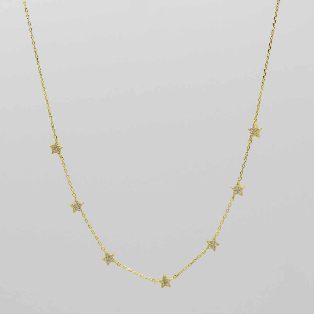 Collar Choker Mini Estrellas