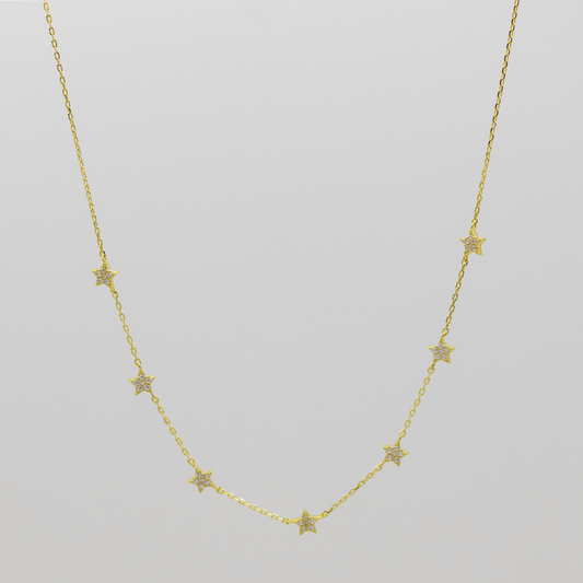 Collar Choker Mini Estrellas