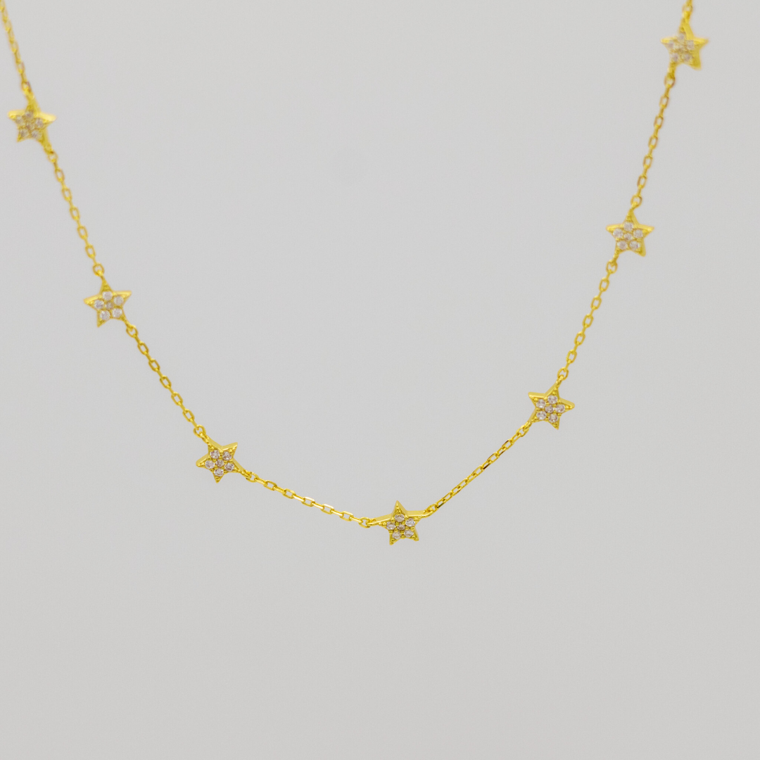 Collar Choker Mini Estrellas