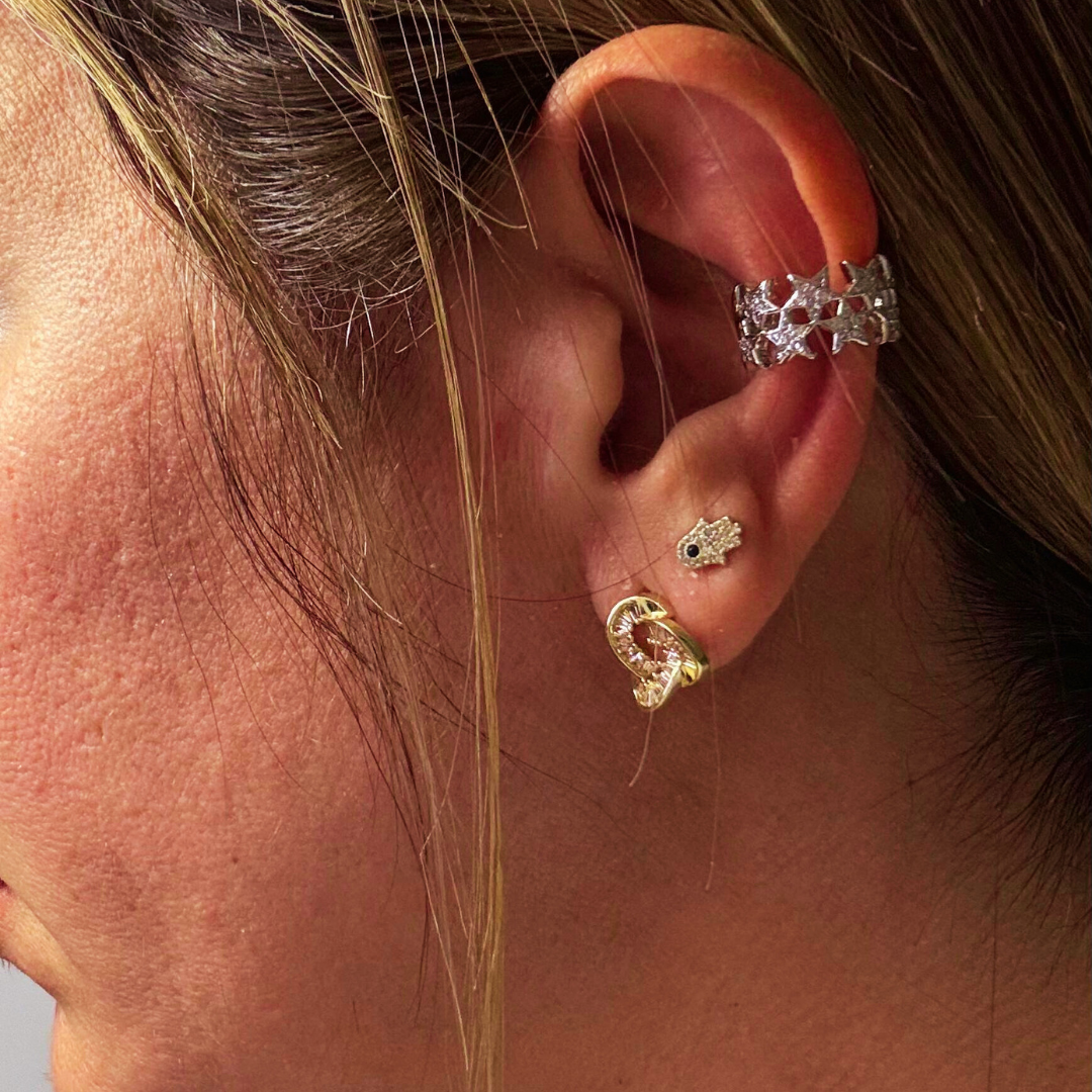 Earcuff Estrella Silver