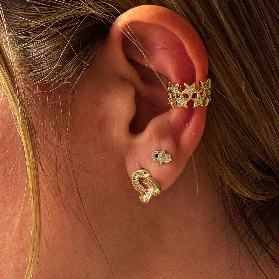 Earcuff Estrella Gold