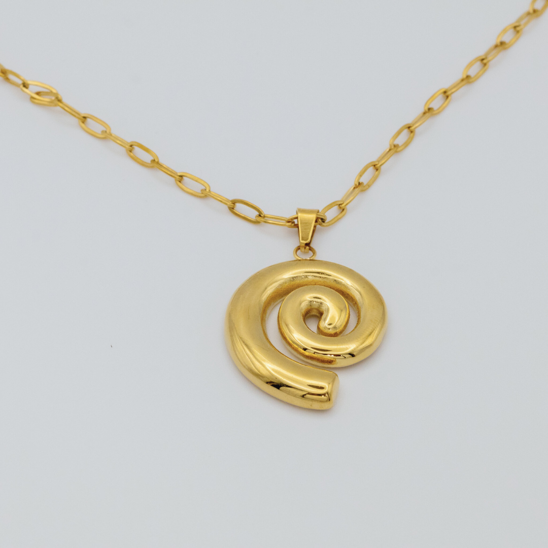 Collar Espiral Dorado