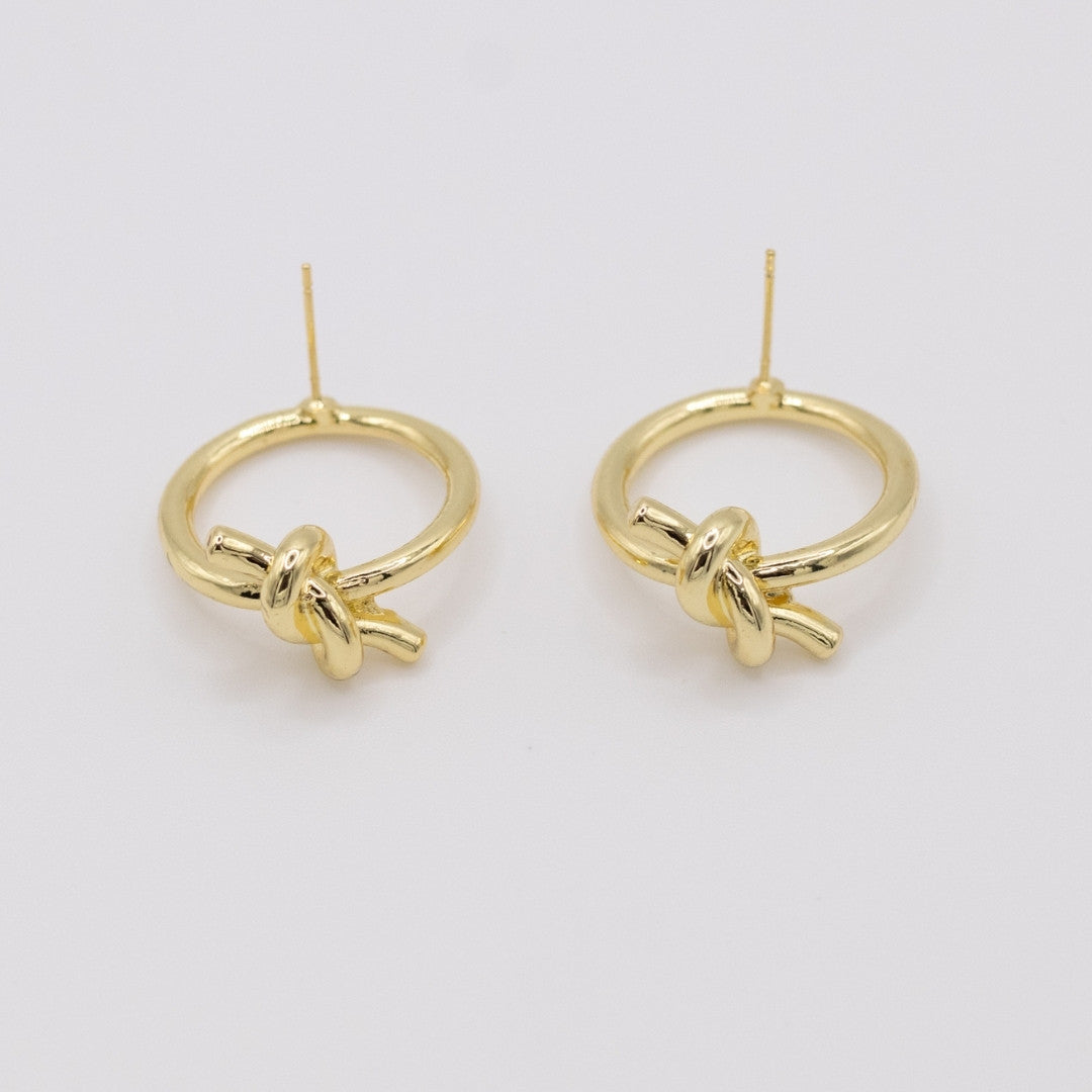 Aretes Nudo Gold