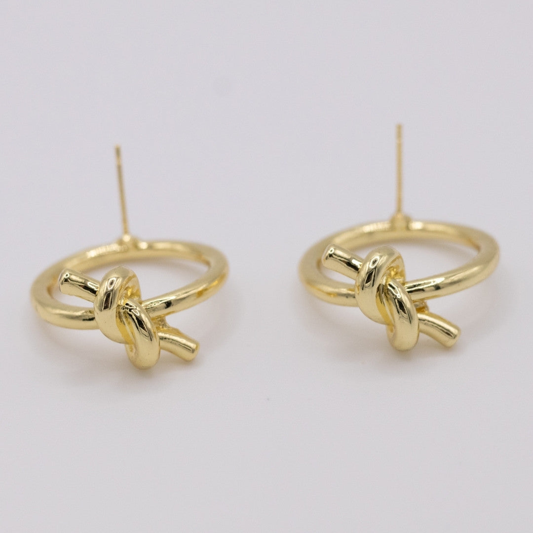 Aretes Nudo Gold