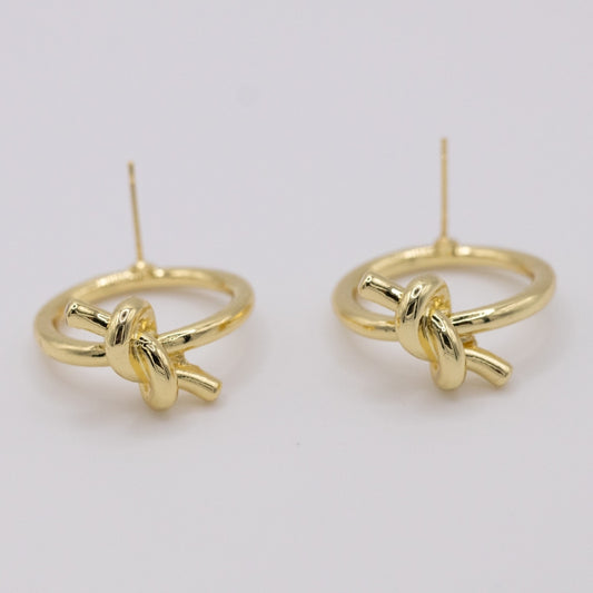 Aretes Nudo Gold