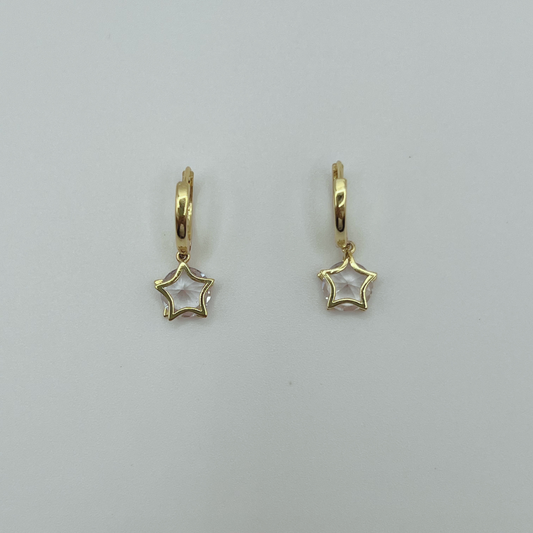 Aretes Estrella con Zircone Mini