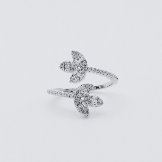 Anillo Flores Silver