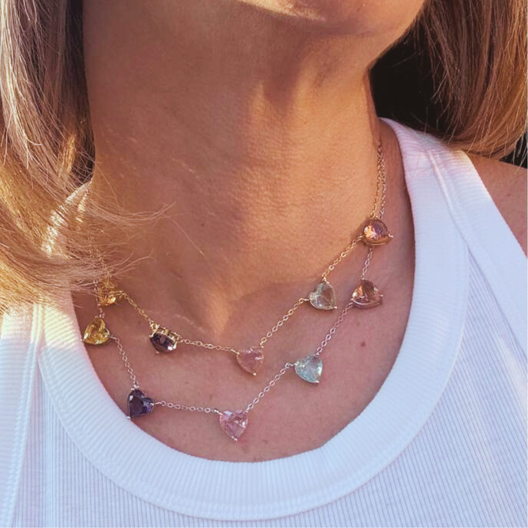 Collar Rainbow Silver