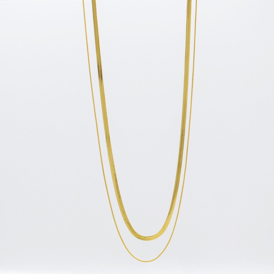 Collar Doble Plano