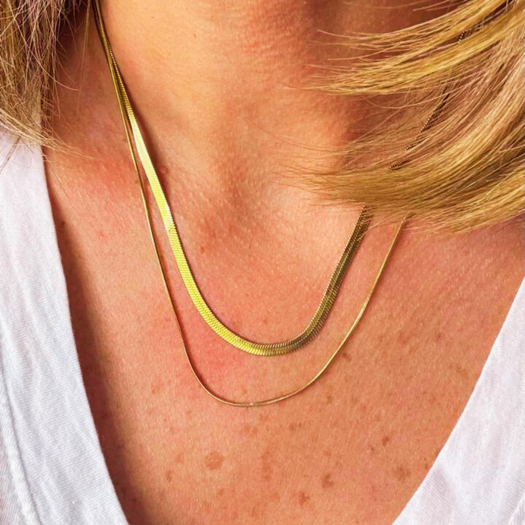Collar Doble Plano