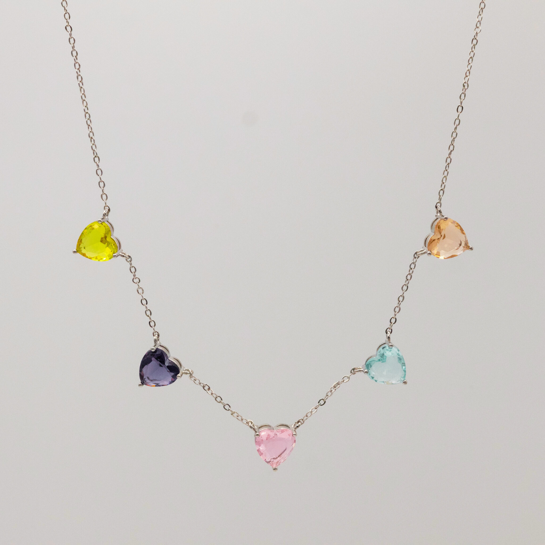 Collar Rainbow Silver
