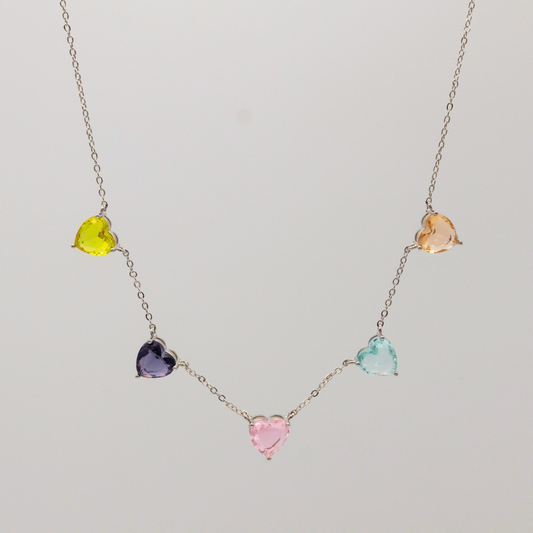Collar Rainbow Silver