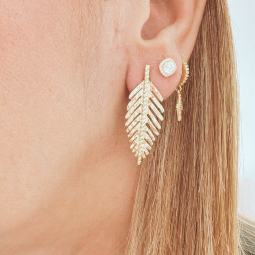 Aretes Cerezo Gold