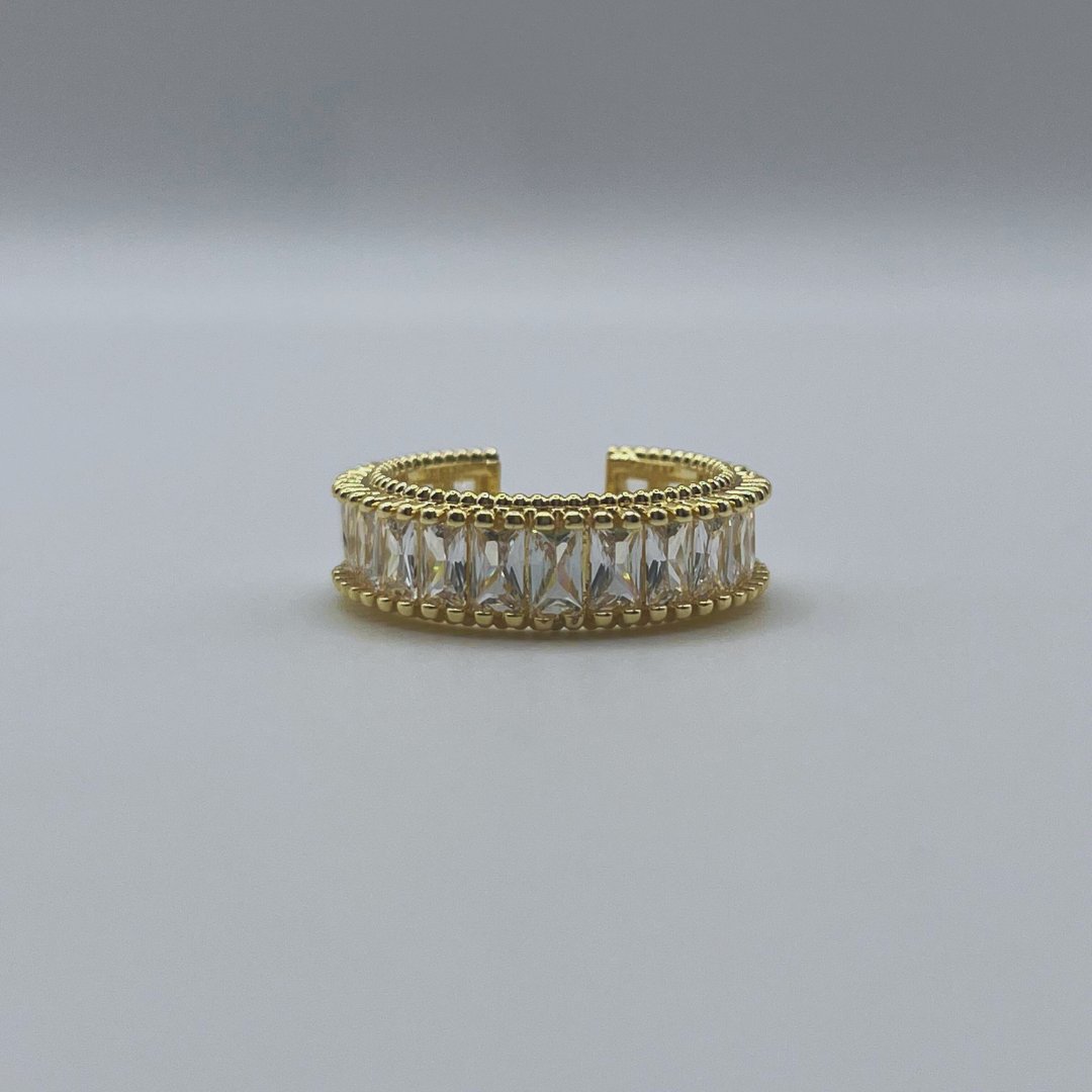 Anillo Zircones Maxi