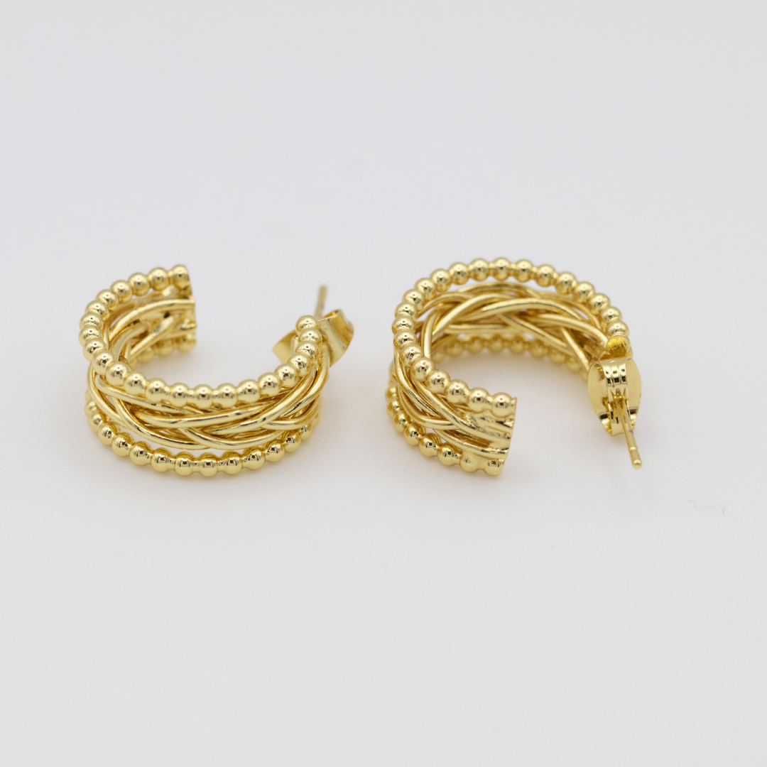 Aretes Nova Gold