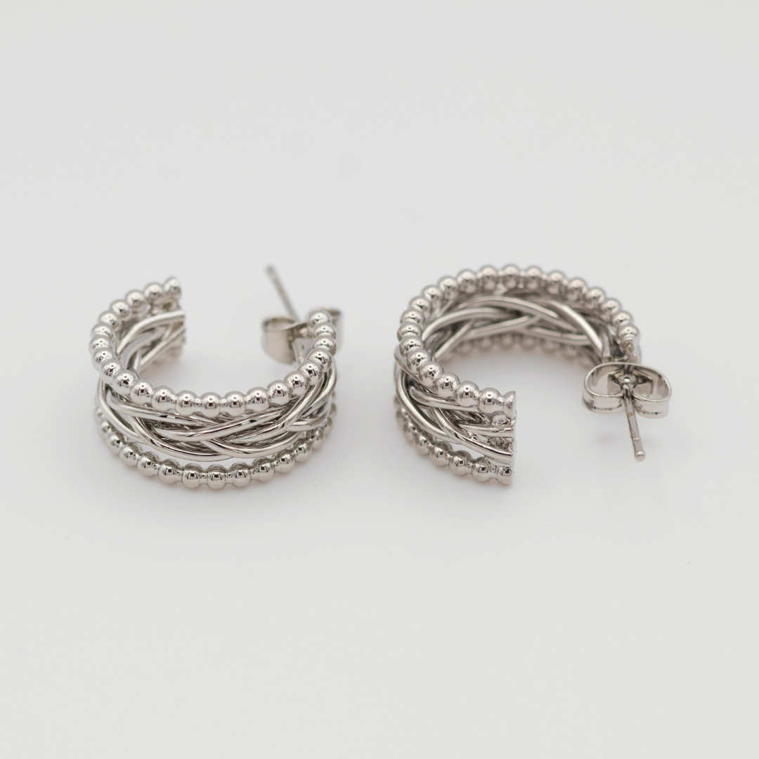 Aretes Nova Silver