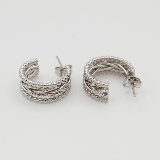 Aretes Nova Silver