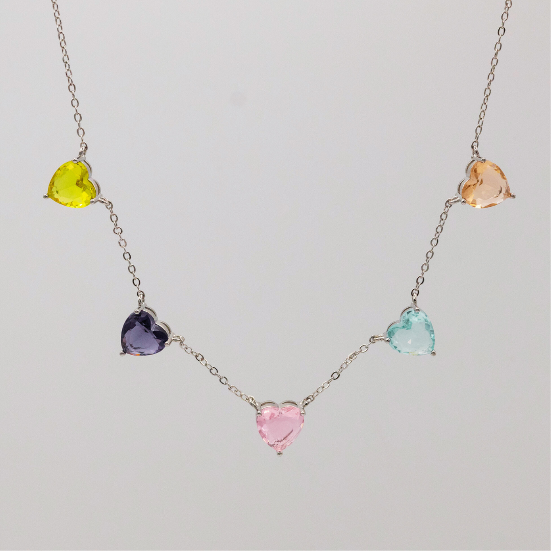 Collar Rainbow Silver