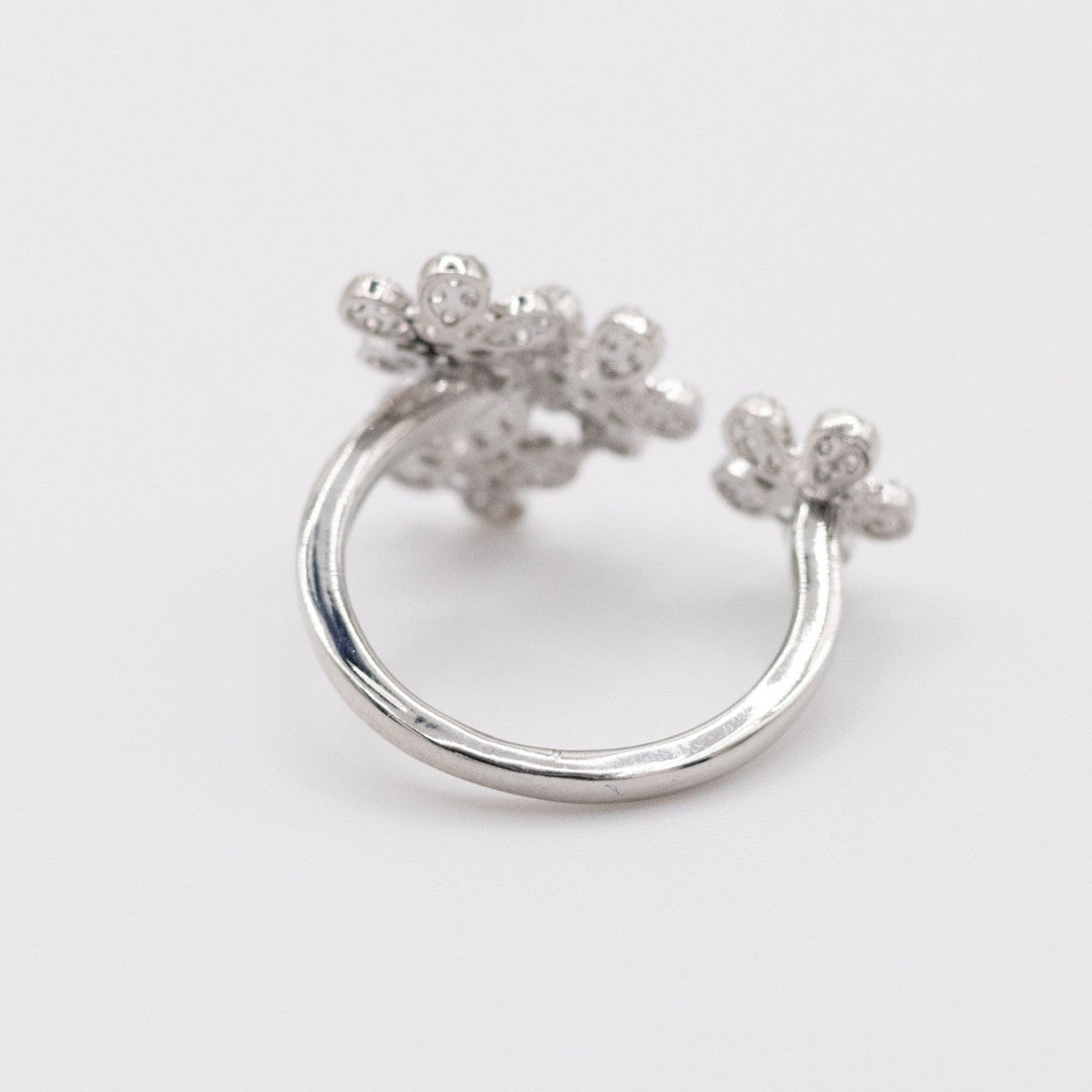 Anillo Flora Silver