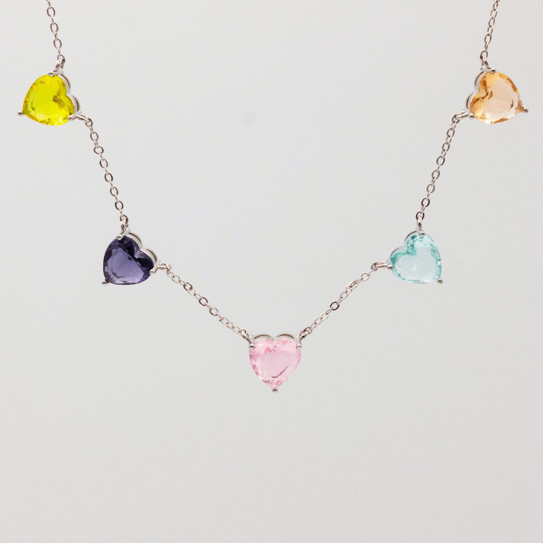 Collar Rainbow Silver
