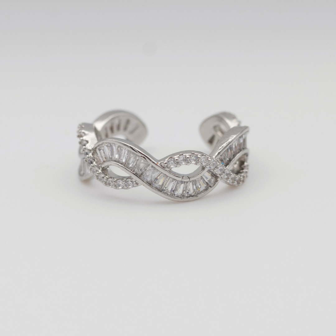 Anillo Ondas Cristal