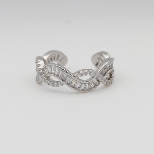 Anillo Ondas Cristal