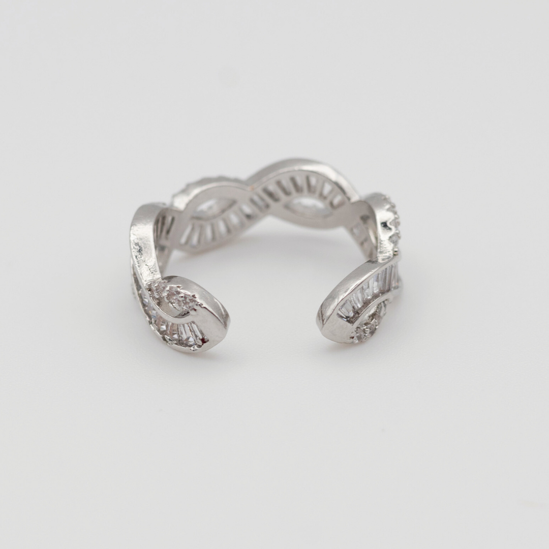 Anillo Ondas Cristal