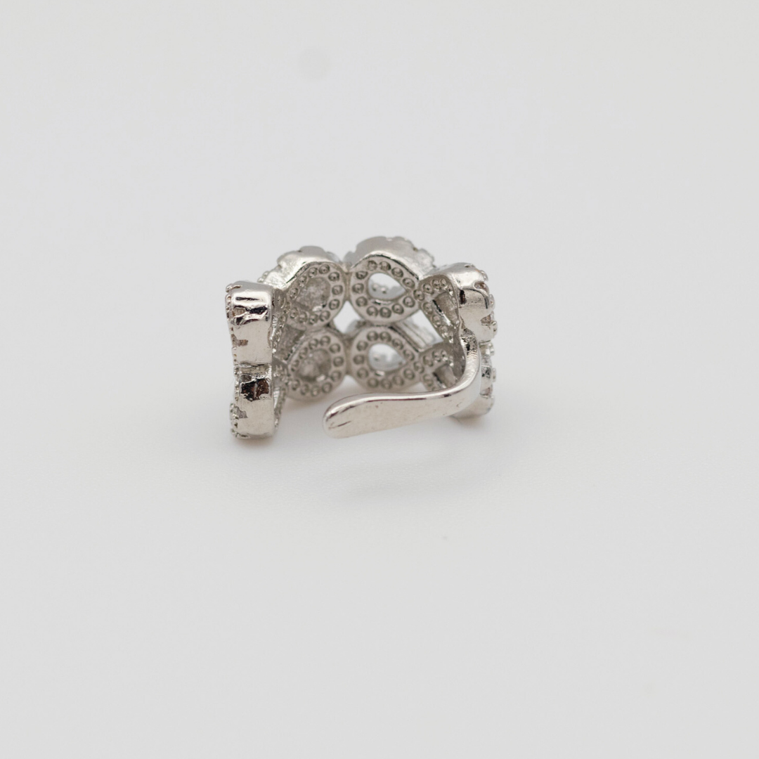 Earcuff Entrelazado Silver