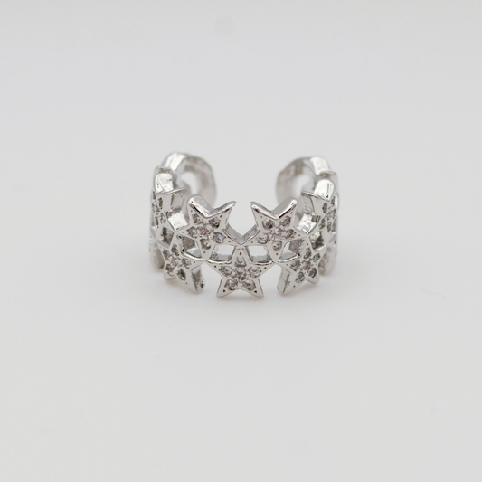 Earcuff Estrella Silver