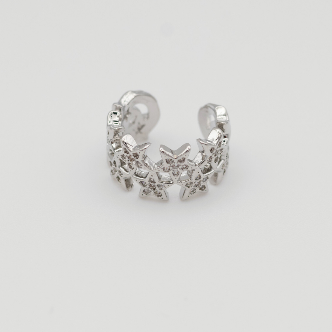 Earcuff Estrella Silver