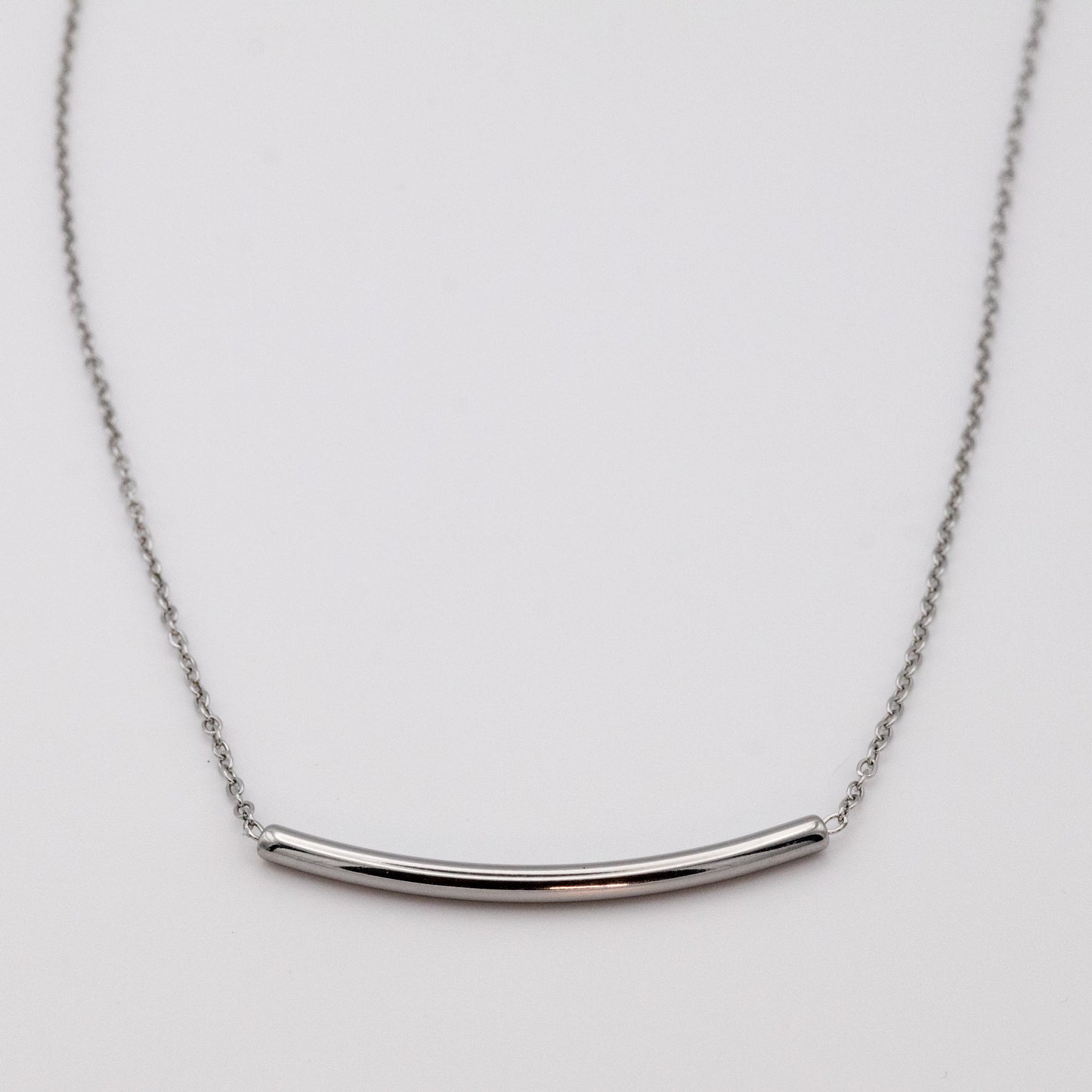 Collar Tubo Silver