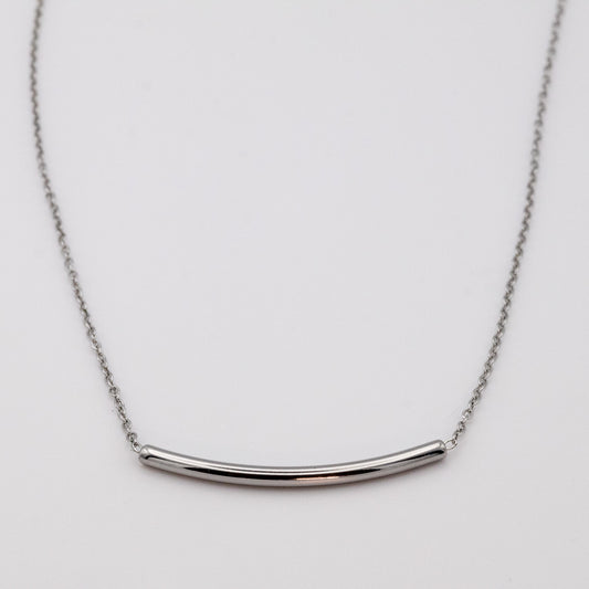 Collar Tubo Silver