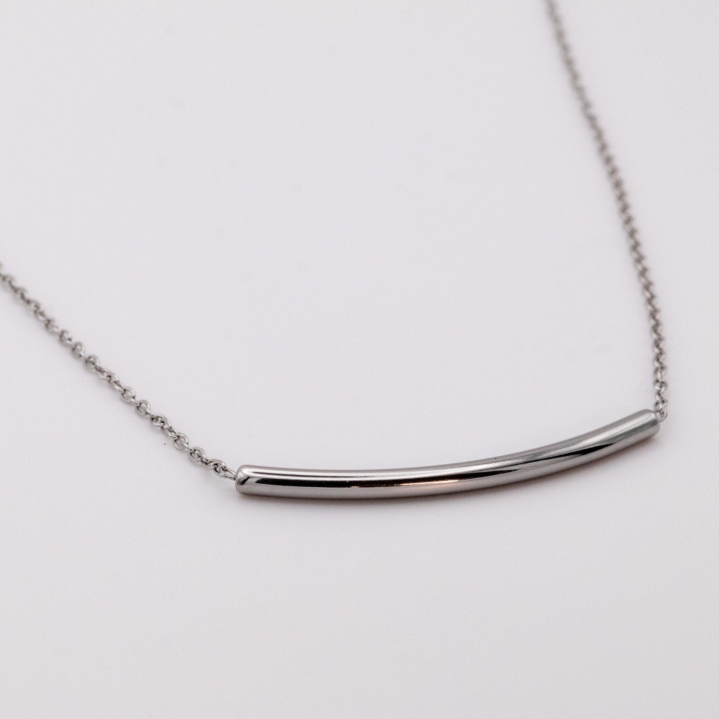 Collar Tubo Silver