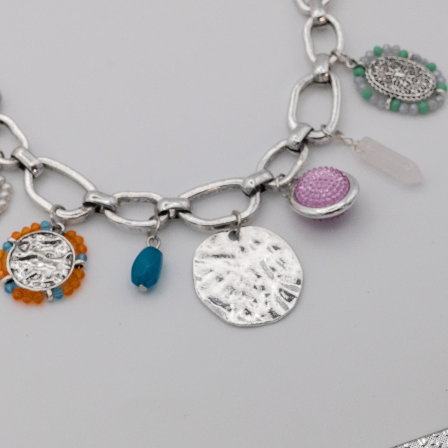 Collar Multidijes Silver